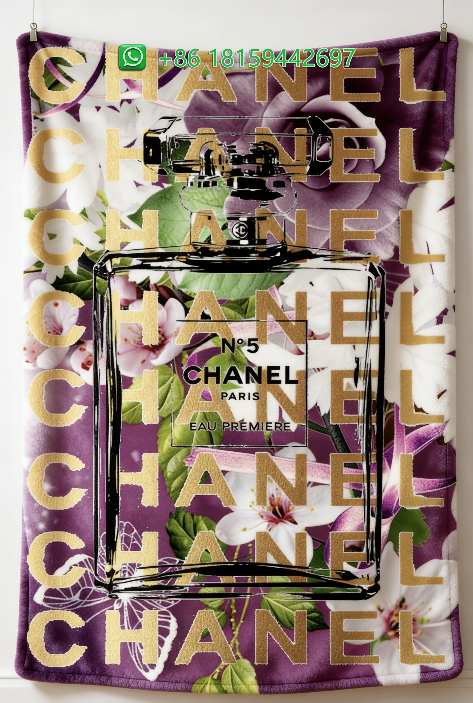 Chanel Throw Blankets